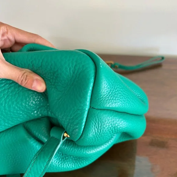 Rare Marc Jacobs Green Leather Backpack - Picture 5 of 11